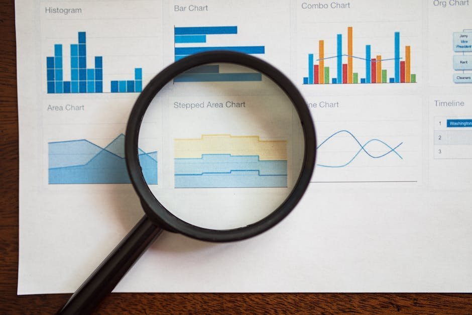 Federal poverty level chart and financial assistance policy printout on desk with calculator
