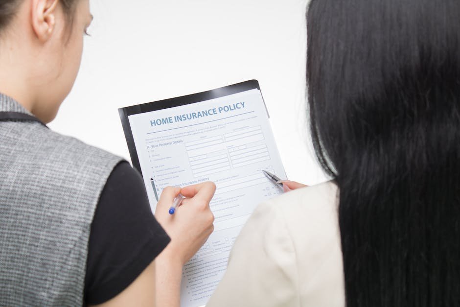 Stack of disability insurance contracts with riders highlighted