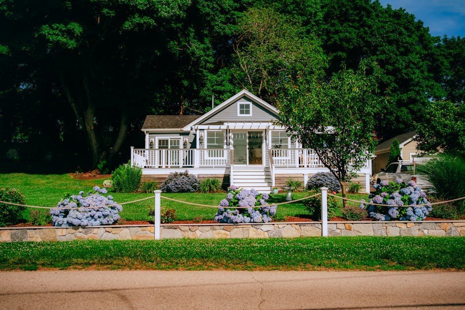 Quiet residential cottage at an autism community with raised vegetable beds