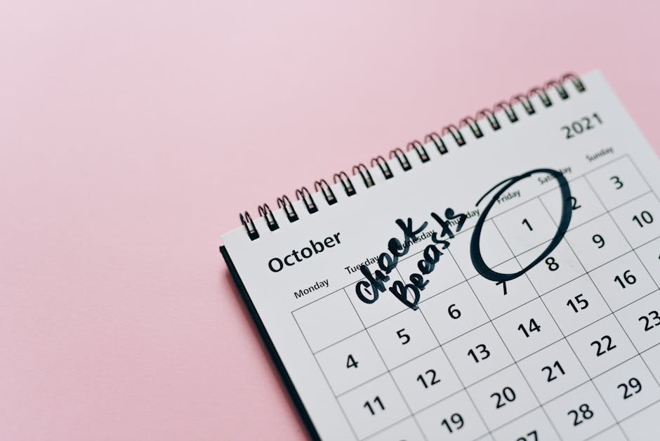 Calendar marked with Medicare Annual Enrollment Period dates